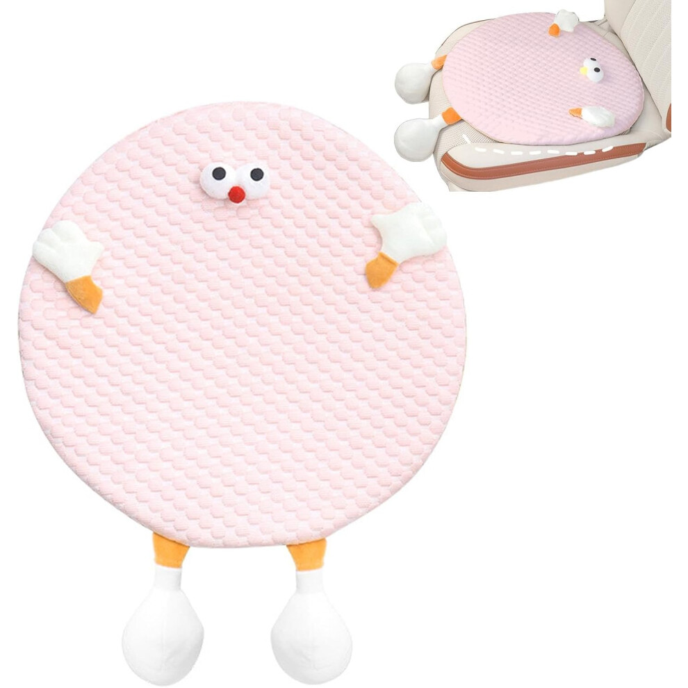 (Pink) Cooling Seat Cushion | Car Seat Cushion Pad | Car Cushions For Driving, Cooling Driver Seat Cushion, Breathable Auto Seat Cushion For Pink