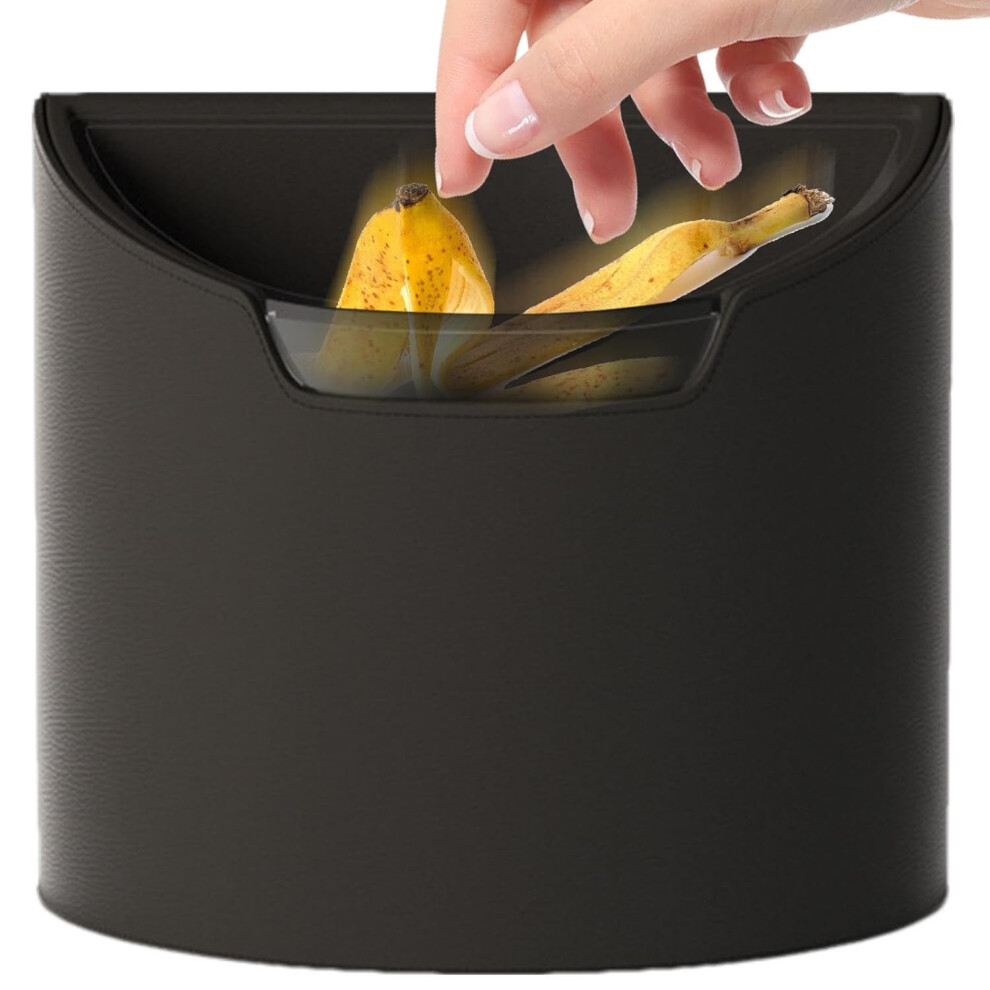 (Brown) Car Trash Bin | Waterproof Trash Bin For Car | Small Car Garbage Can, Leakproof Car Trash Bin, Car Accessories For Interior Brown
