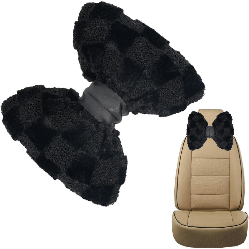 (Headrest) Driver Seat Cushion | Plush Front Seat Cushion | Comfy Car Seat Accessories, Warm Seat Cushion Pad Breathable For Car Driver Seat