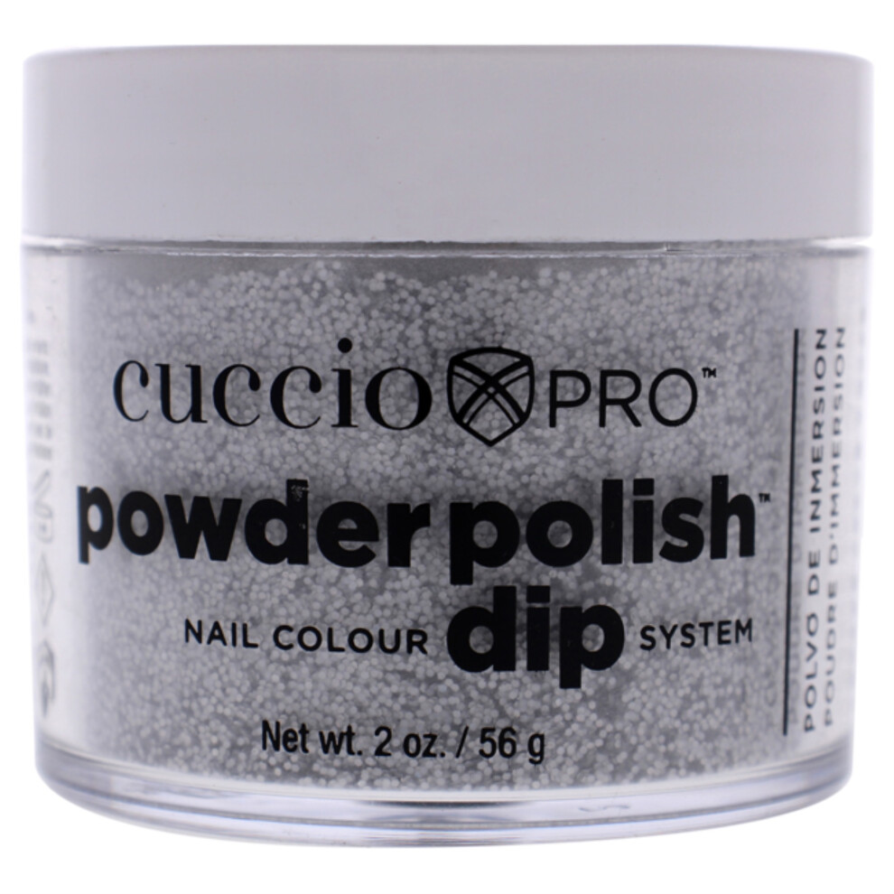 Cuccio Colour Silver Pro Powder Polish Nail Colour Dip System - Deep Glitter By For Women - 1.6 Oz Nail Powder