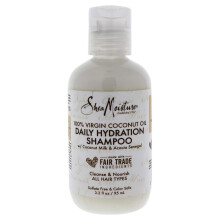 Shea Moisture 100 procent dziewiczego oleju kokosowego codzienny szampon nawilżający dla mężczyzn 3,2 uncji