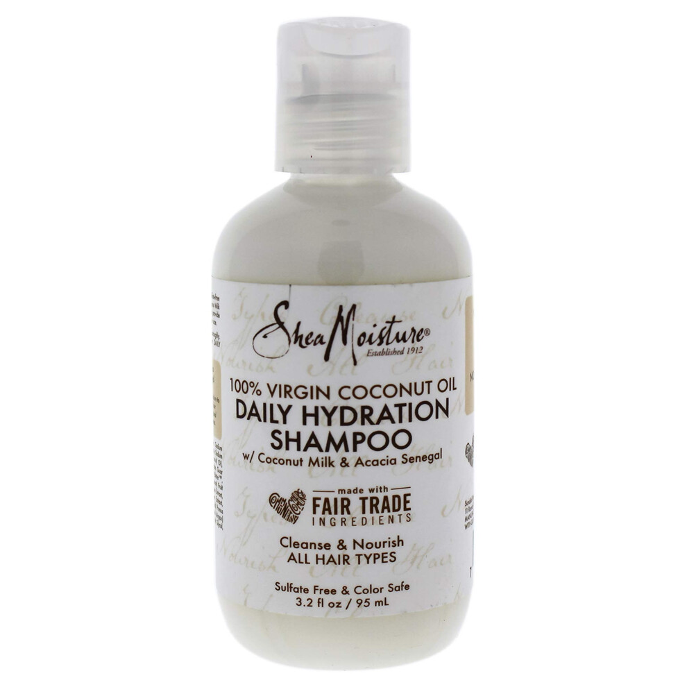 Shea Moisture 100 Percent Virgin Coconut Oil Daily Hydration Shampoo for Unisex  3.2 Ounce