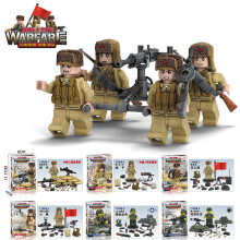 Mini figure Military Army Soldier Gun Weapons War Building Blocks