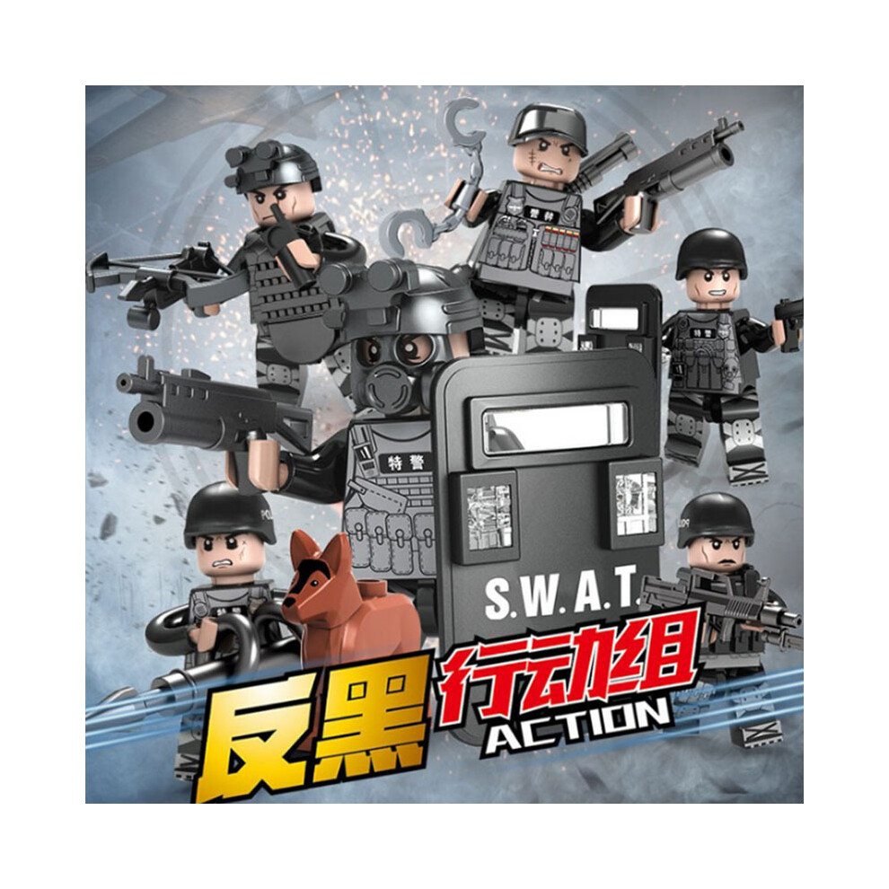 Enekio Mini Figure Military Army Soldier Gun Weapons War Building Blocks