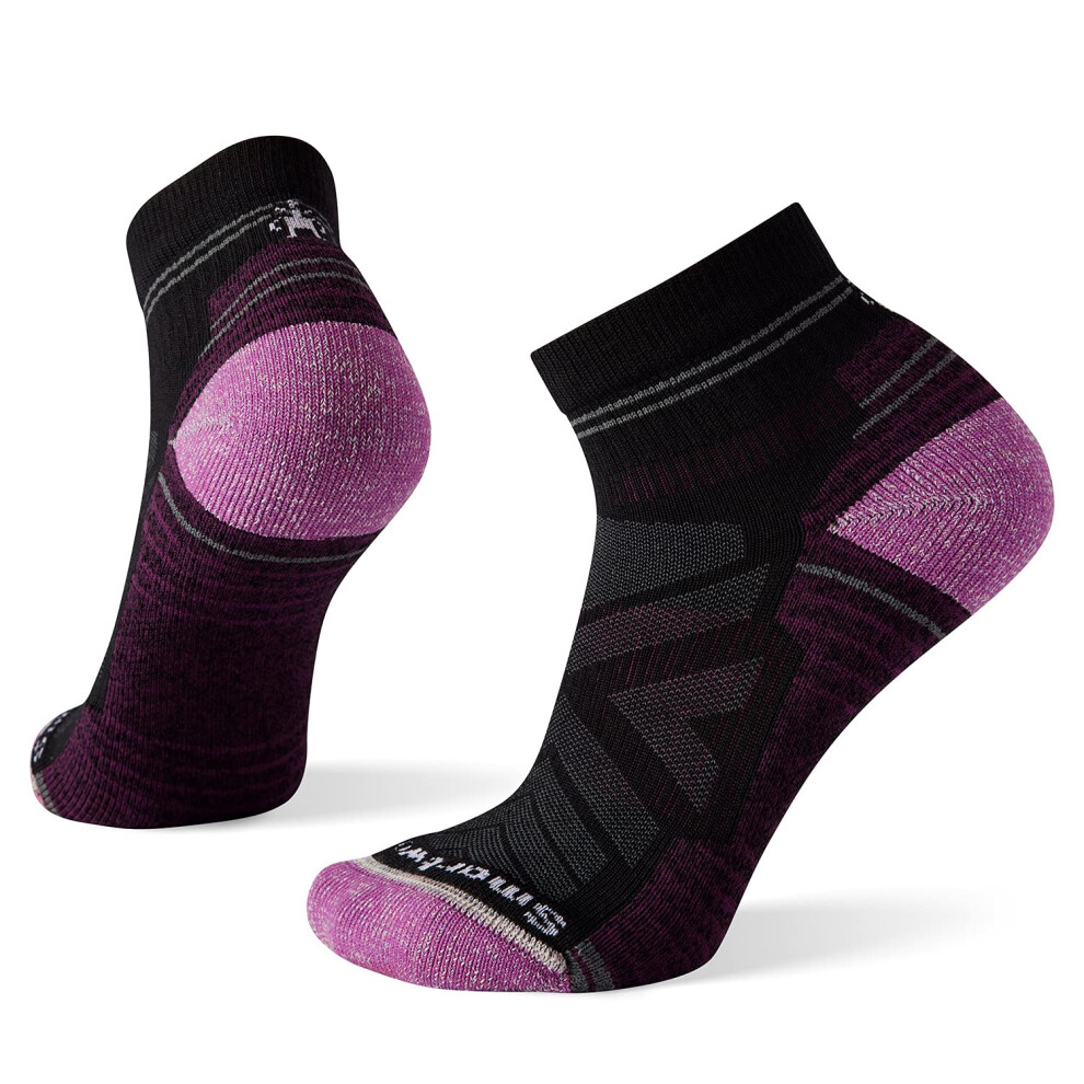 Calcetines Tobilleros Smartwool Hike Light Cushion Para Mujer, Color Negro, Talla Grande-image