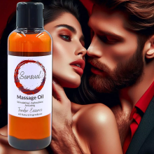 Massage Oil 100ml - Natural, Vegan, Romantic Body Lubricant
