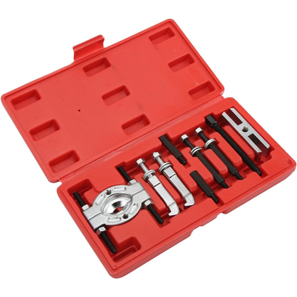 Bearing Puller Kit - 9X Heavy Duty Inner Bearing Puller Splitter - Bearing Separator Tool, Bearing Removal Kit, Bearing Race Puller for Beginners or