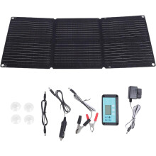Solar Trickle Charger - 200w Generator Battery Solar Charger - 12-24v Foldable Waterproof Automatic Maintainer for Boat, Travel, Car, Truck, Outdoor