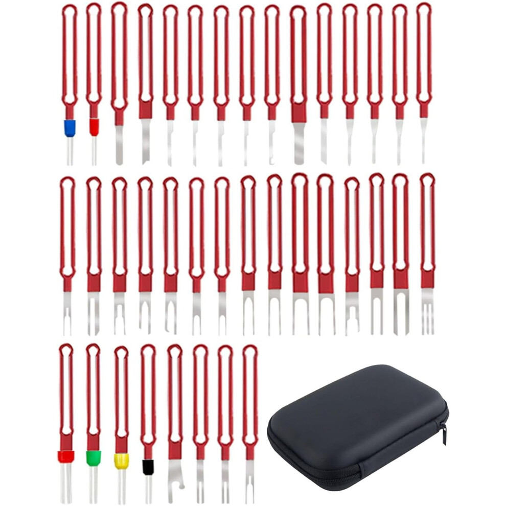 Depinning Tool Kit Automotive - High Strength Terminal Ejector Kit Electrical Pin Removal Tool Kit - Ergonomic Terminal Pin Removal Tool Kit Electrica