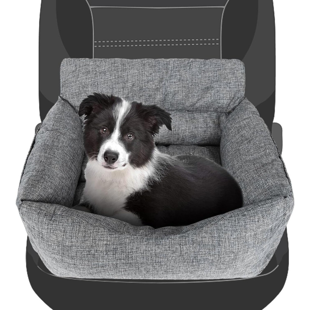 Dog Booster Car Seat | Removable Dog Seat for Car - Washable Animal Carriers for Vehicle, Waterproof Pet Carrier for Dogs, Cats