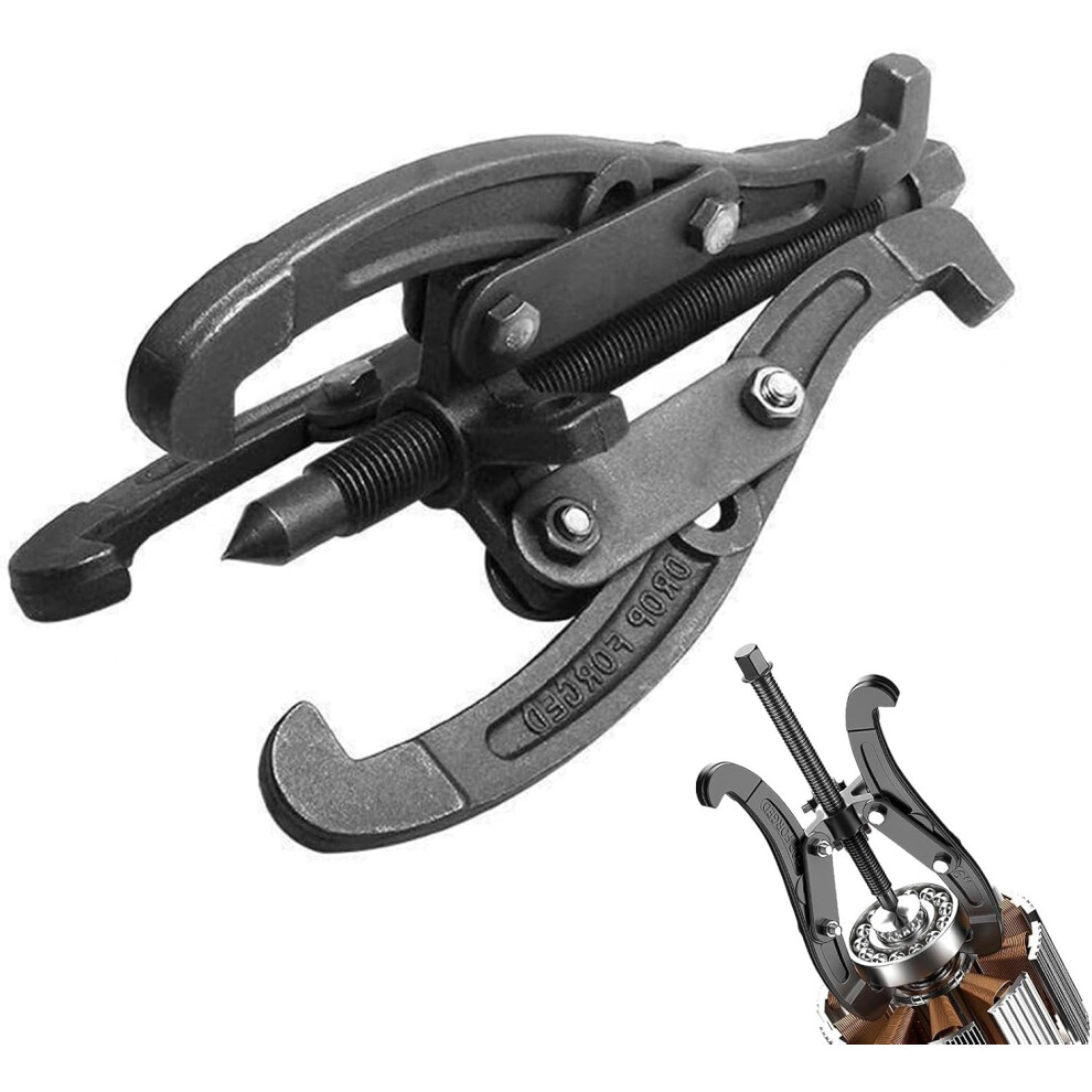 (4 inches) Motorcycle Bearing Puller | Heavy Duty Bearing Puller Extractor,Gear Puller Bearing Splitter, Bearing Separator Three Jaw Bearing Tool, Pul-image-OPC-PGN528R-NEW