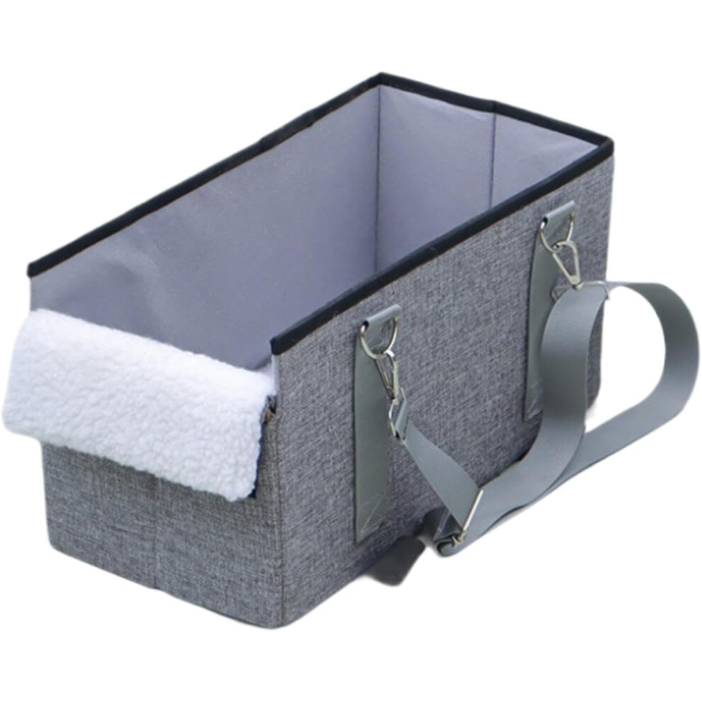 Car Center Console Pet Seat | Small Dog Portable Car Center Console Seat - Car Interior Pet Carrier for Pets Weight Under 6.5Kg for Balcony, Bedroom
