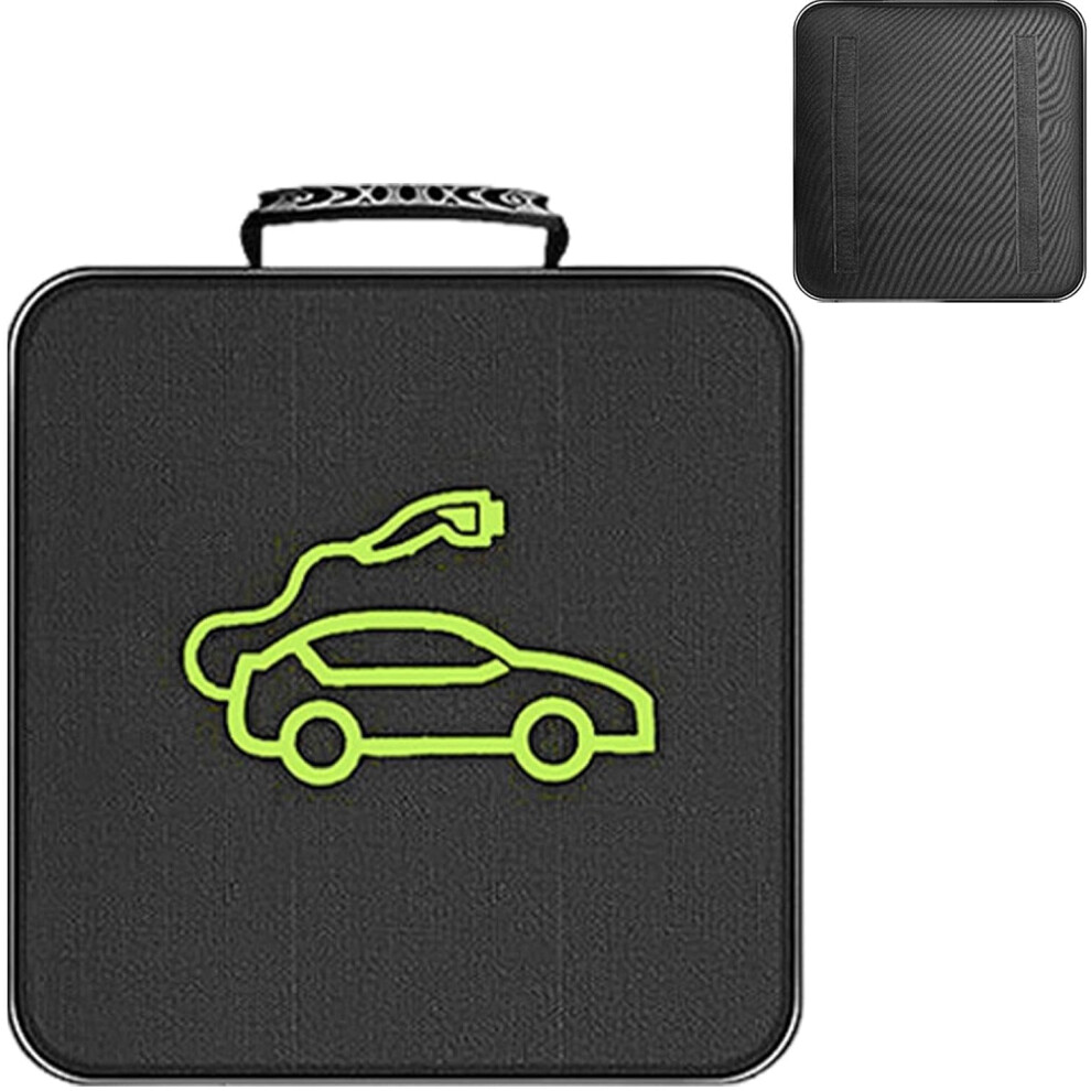 (Square Trumpet) Electric Vehicle Charger Bag,Portable Electric Vehicle Cable Storage Bag | Made with Oxford Cloth, Versatile Carry Bag, Electric Car