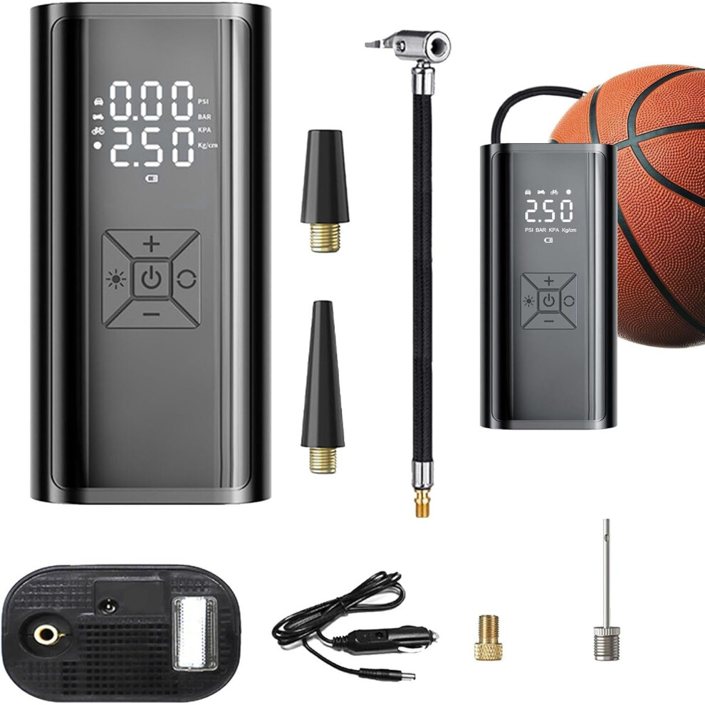 Air Pump For Car Tires | 150 Psi Digital Display Car Air Pump,Car Accessories, Smart Air Pump Car Tires, Smart Pump Tire Inflator, Air Compressor 791684122712