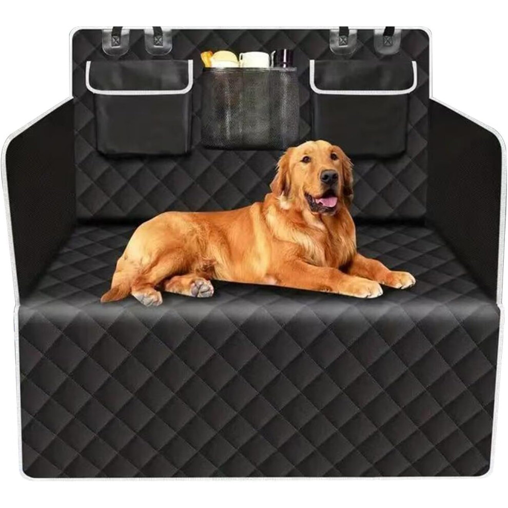 Rear Cargo Mat, Floor Mats Trunk Mat Carpet, Oxford Cloth Pet Seat Mat, Trunk Liner Non-Slip Cargo Mats, Dog Cargo Cover Waterproof for, SUVs & Trucks