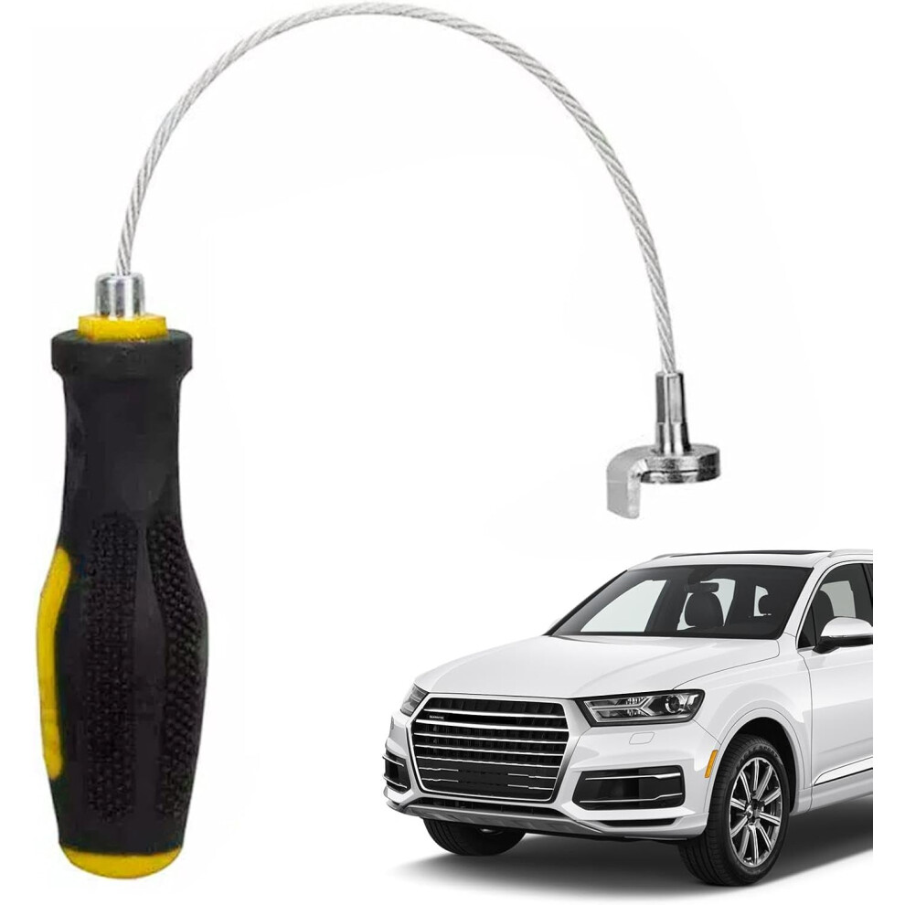 Oil Drain Plug Removal Tool, Magnetic Pick Up Tool Anti Scald Oil Drain Removal Tool, Oil Filter Removal Wrench Flexible Plug Tool for Truck & Vehicle