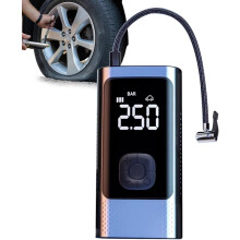 Electric Air Pump For Car Tires - Cordless Inflation For Tires - Portable Air Compressor Fast Inflation, LCD Display Air Compressor For Car,cycle