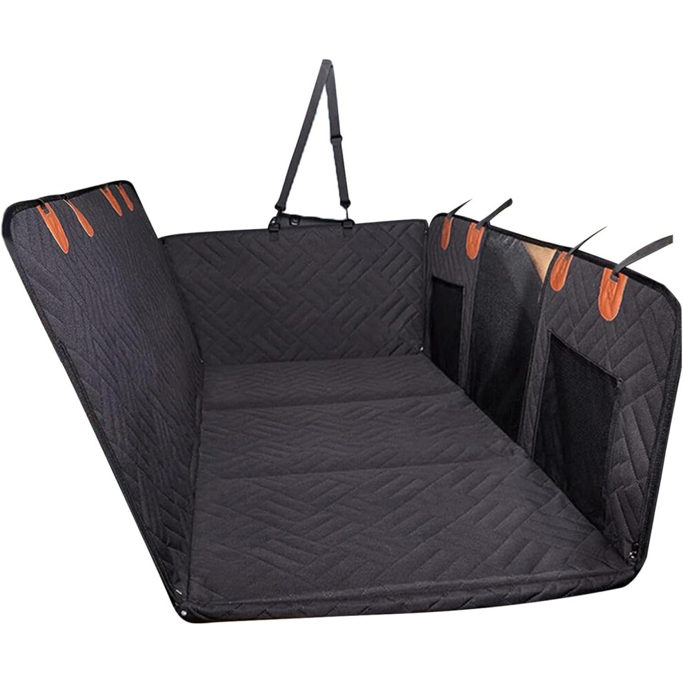 Dog Hammock for Car | Backseat Hammock Heavy Duty Dog Seat Cover Waterproof | Dog Seat Cover Dog Trunk Cover Mats Back Seat Cover for Car SUVs