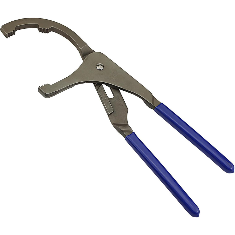 (12 Inches) Oil Filter Remover Tool, Heavy Duty Oil Filter Pliers, Oil Change Wrench, Ergonomic Pipe Fittings Tools, Oil Filter Remover for Auto Maint