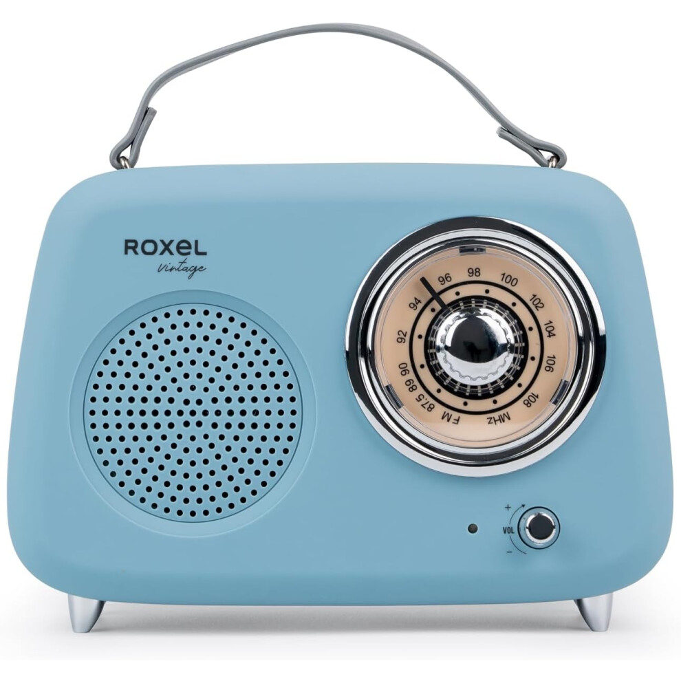 Roxel (Blue) Fm Radio Party Wireless Speaker - Mp3, Bt, Aux Blue