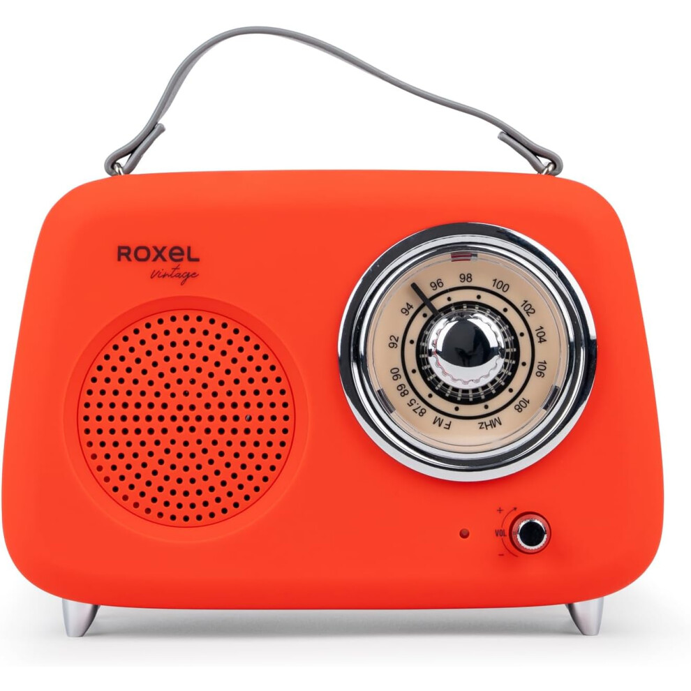 Roxel (Red) Fm Radio Party Wireless Speaker - Mp3, Bt, Aux Red