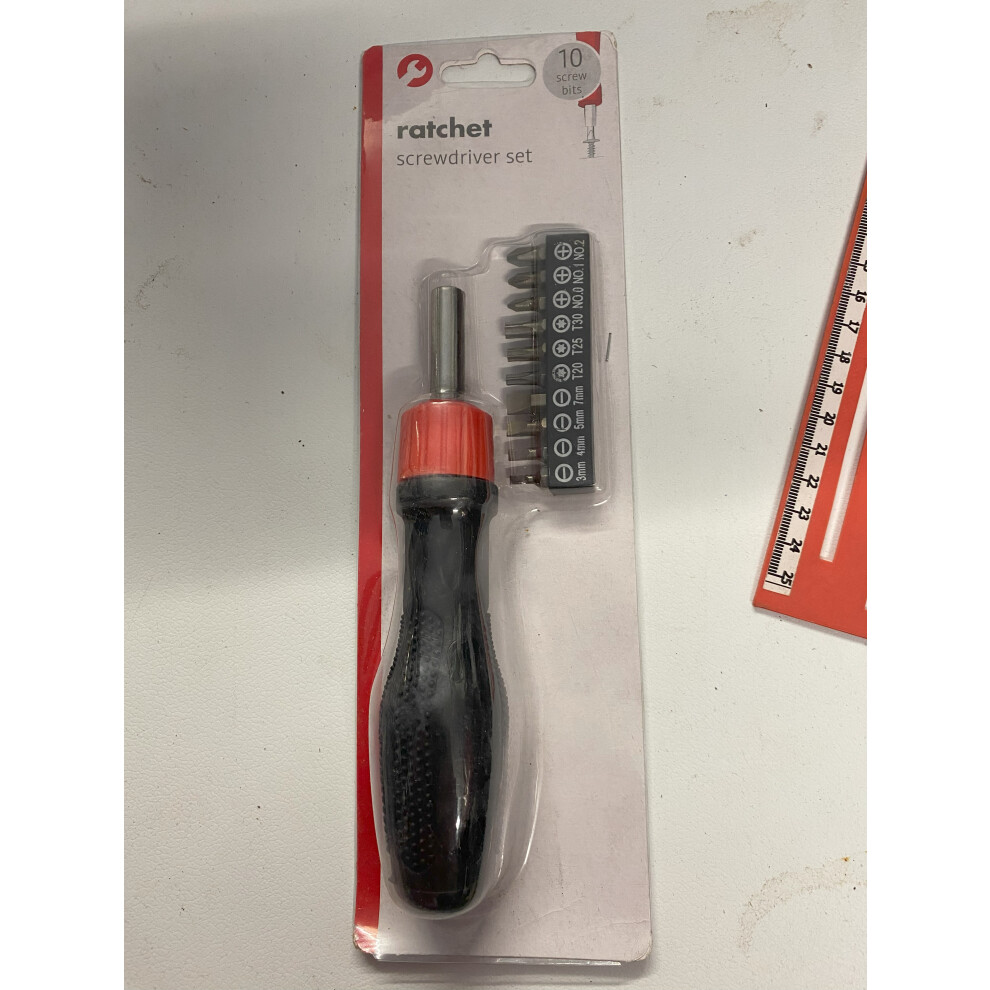 RACHET SCREWDRIVER SET