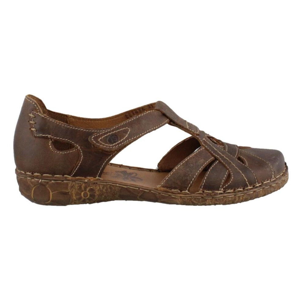 Sandales de p   cheur Josef Seibel Rosalie 29 pour femme, brandy, pointure 7-7,5