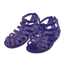 Sandaly DelSol I0101860 Gladiator Girl Jellies, 7 fioletowych