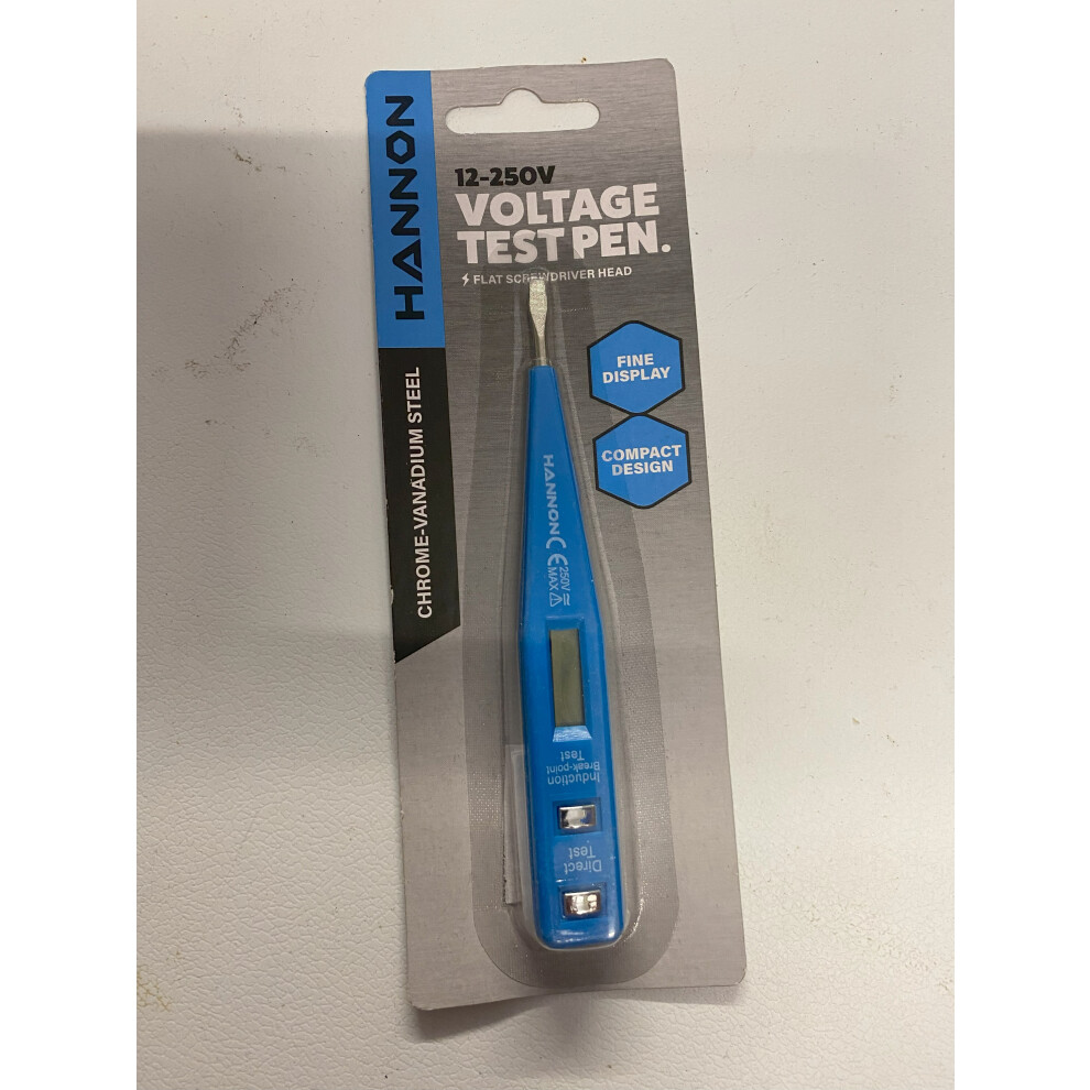 Voltage Test Pen Screwdriver 240V 5059888031038