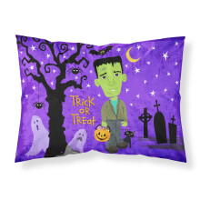 "Caroline's Treasures ""Halloween Frankie Frankenstein"" Tryckta, Polyester Kudde, Standard, Flerfärgad"
