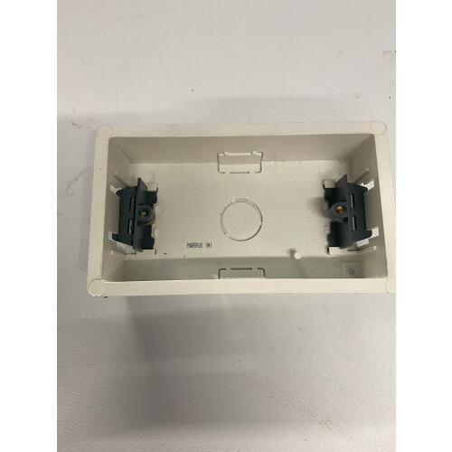 2 Gang 35mm Double Dry Lining Plasterboard Wall Mounting Back Box