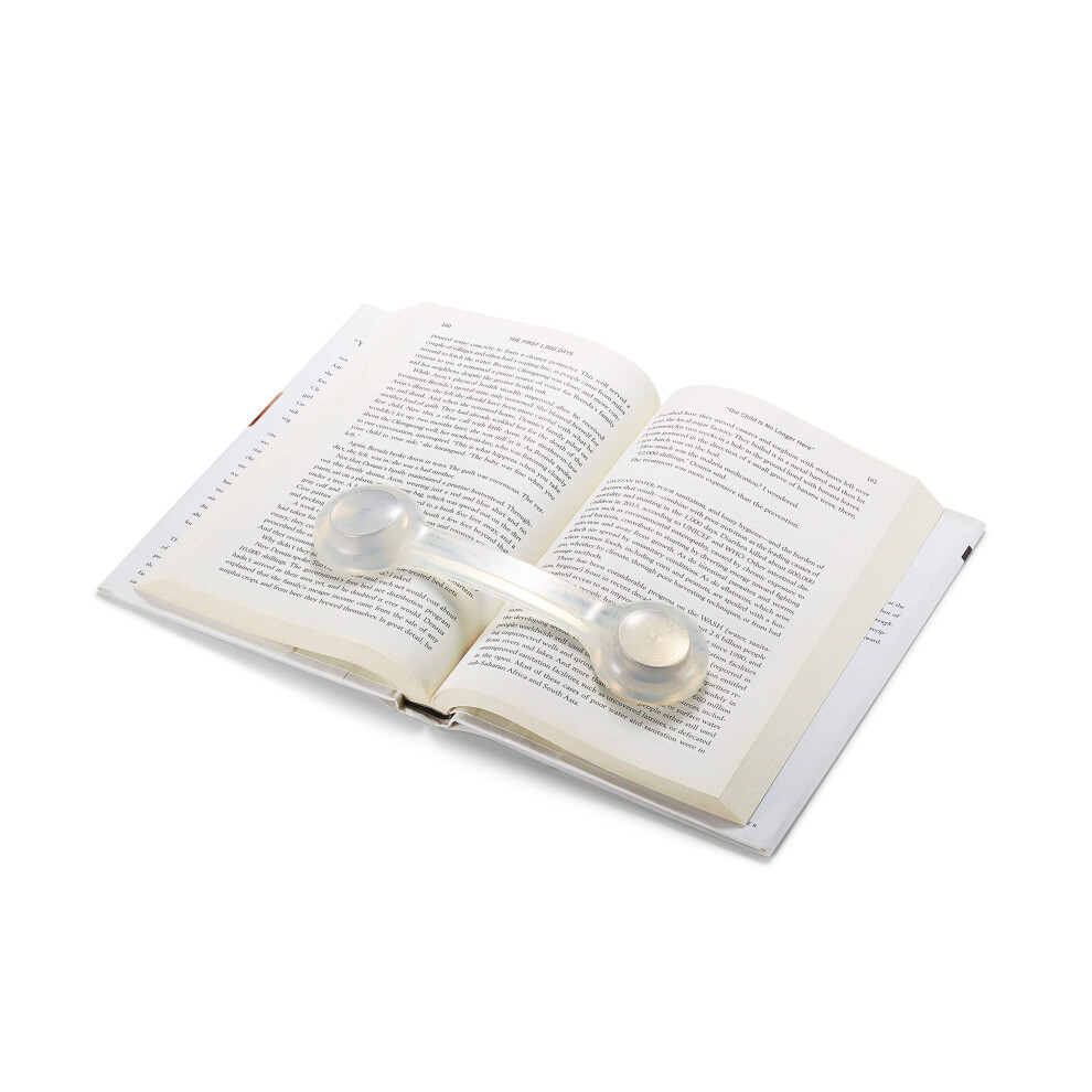 Marque-pages - Porte-pages - Maintient les livres ouverts et en place - Transparent - par Superior Essentials