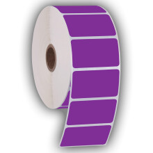Etichette adesive perforate termiche dirette da 2,25"""" x 1,25"""" per codici a barre, indirizzi e spedizioni - Compatibili con Zebra Rollo Godex e