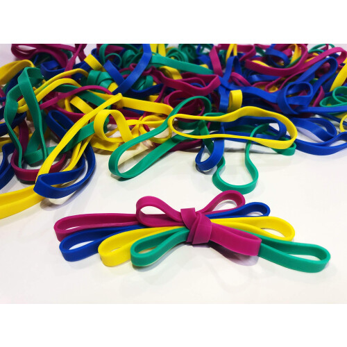 Gummib   nder Gr      e 64 (3 12 x 14) bunt elastisch dehnbar NonALa