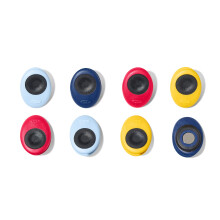 Clip de Saco OXO Good Grips, Conjunto Mini de 8 Peças, Vermelho/Laranja/Verde/Azul