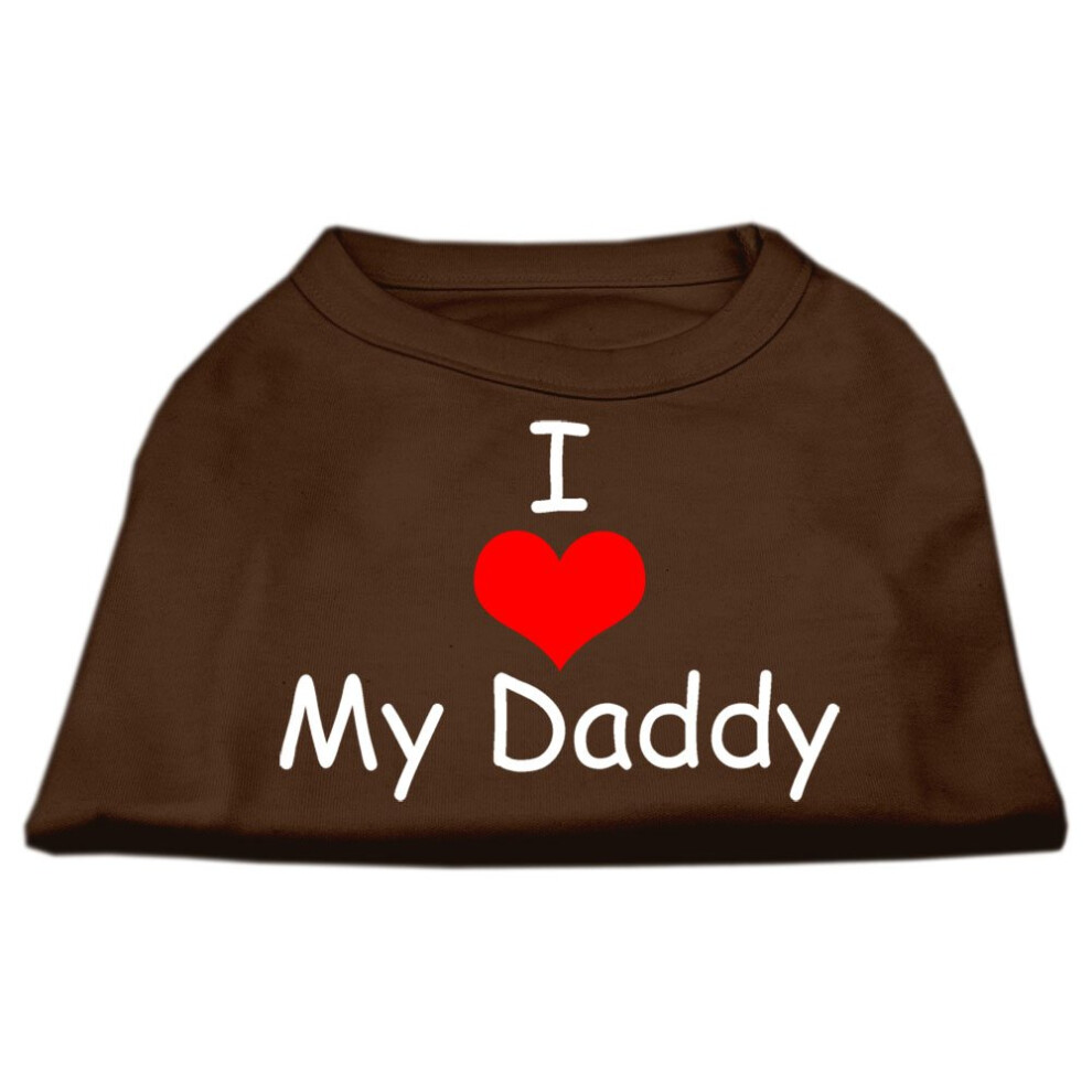 Mirage Pet Products T-Shirt S Rigraphi I Love My Daddy De 45,7 Cm Pour Animaux De Compagnie, Taille Xx-Large, Marron-image