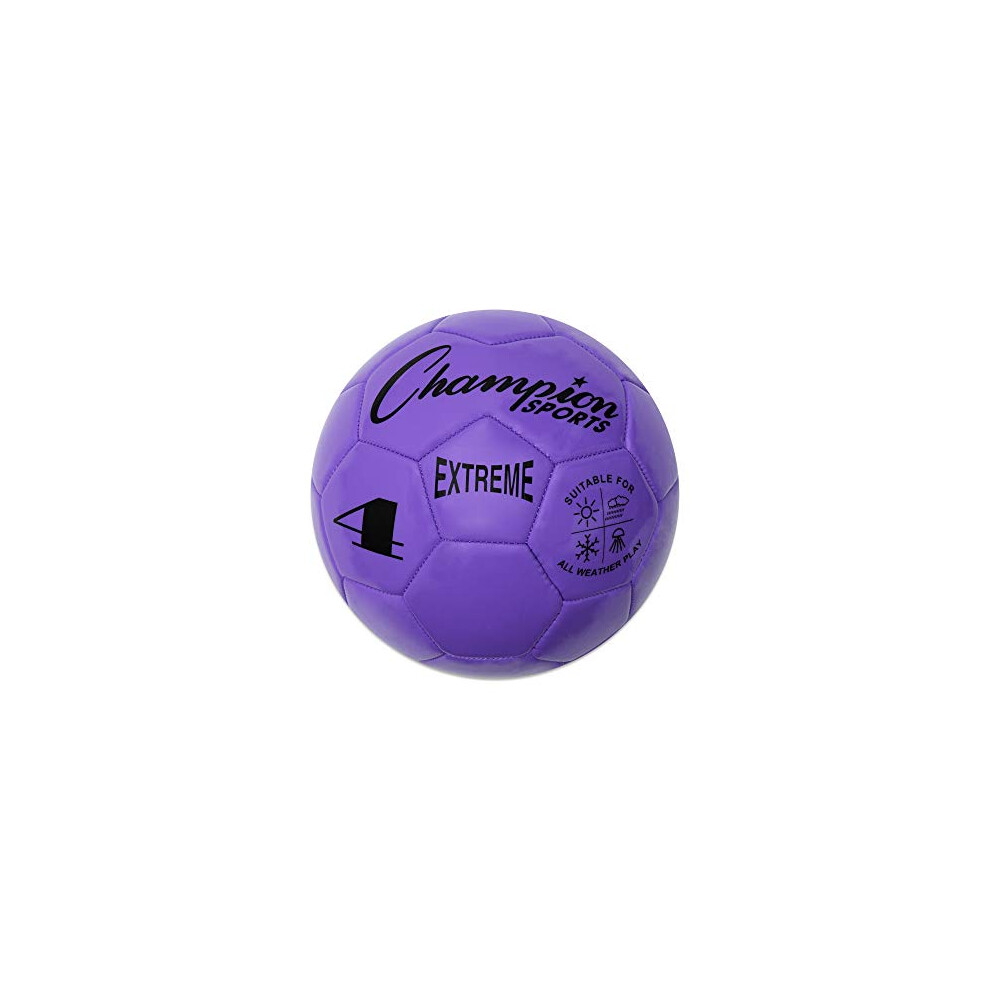 Champion Sports Extreme Series Soccer Ball, Size 4 - Youth League, All