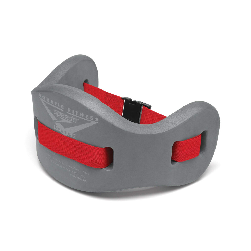Ceinture de jogging unisexe Speedo Swim Aqua Fitness, anthracite/rouge, taille L/XL