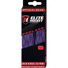 Voskovan tkanicky do hokejovch brusl Elite Hockey Prolace (fialov 72"""")
