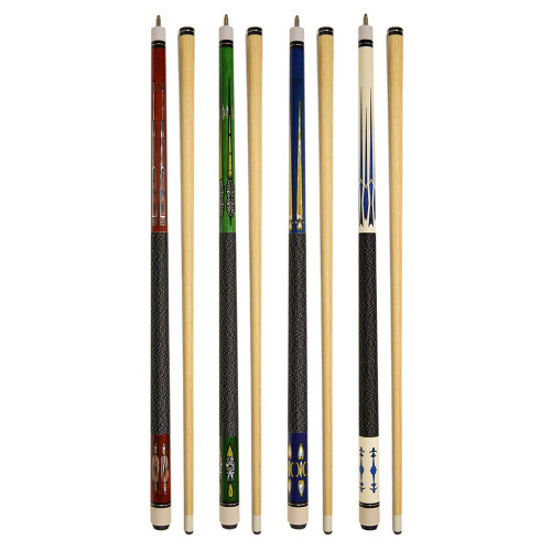 Set de 4 queues de billard 58" pour maison de bar (SET15~18)