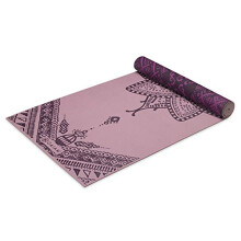 Gaiam Yoga Mat Premium Print Reversible Extra Thick Non Slip voor Yoga, Pilates & Oefeningen
