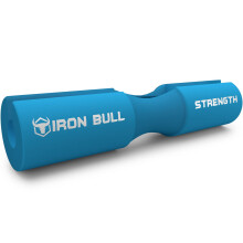 Iron Bull Strength Advanced squat-pude - v?gtstangspude til squats Lunges og hoftest?d - Nakke- og skulderbeskyttende pudest?tte (bl?)
