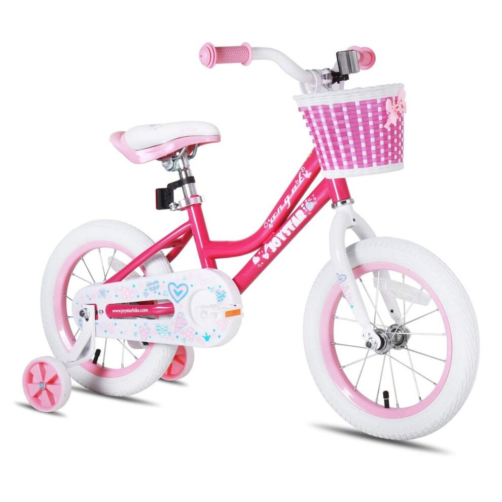 JOYSTAR 14 Inch Girls Bike Toddler Bike for 3 4 5 Years Old Girl 14""-image-OPC-PFM2N7Q-NEW