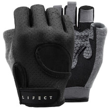 LIFECT Essential Hengittvt harjoitushanskat Rystysten painonnostossa sormettomat kuntosaliharjoitushanskat kaarevalla avoimella selknojalla Powerl