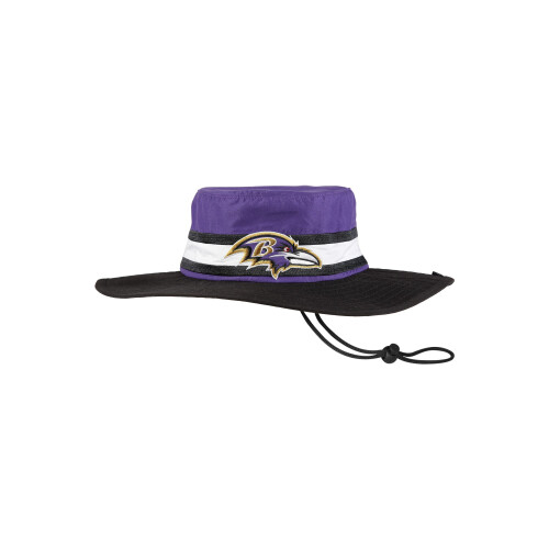Gorro Boonie com Listras da Equipa Baltimore Ravens da NFL