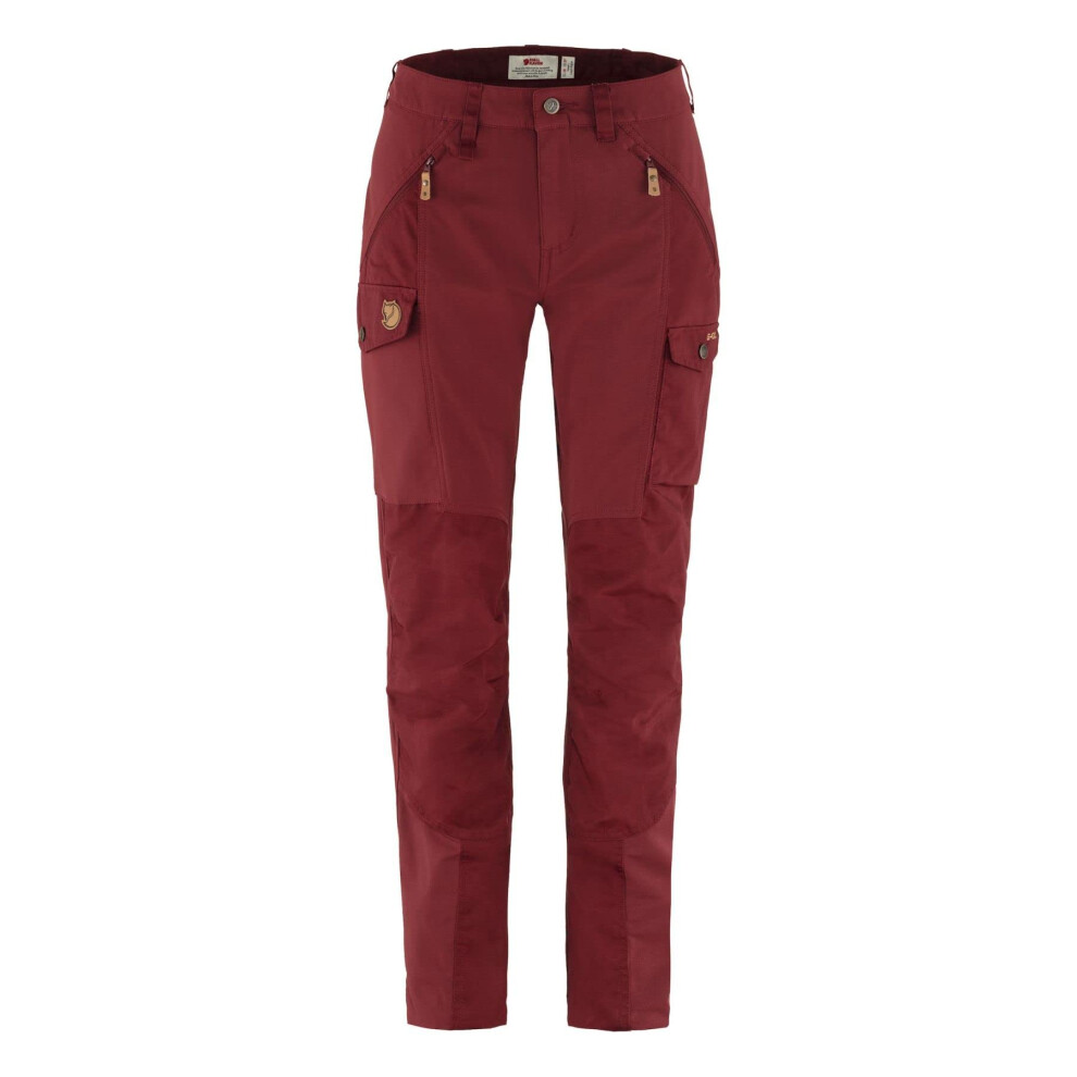 Pantalon Fjallraven Nikka Curved - Bordeaux Rouge Femme 36