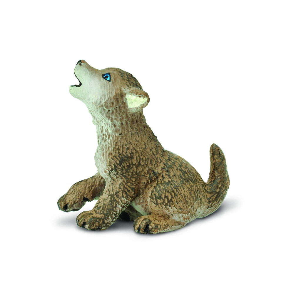 Photos - Action Figures / Transformers Safari Ltd. Wolf Pup Figurine - Detailed 1.85"""" Plastic Model Figure - Fun Play Toy for Boys Girls & Kids Ages 1+