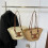 Hand-woven one-shoulder tote bag 4