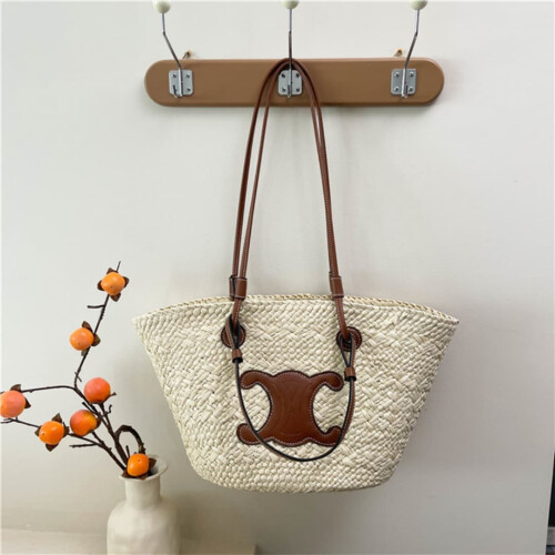 Hand-woven one-shoulder tote bag 2