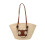 Hand-woven one-shoulder tote bag 1